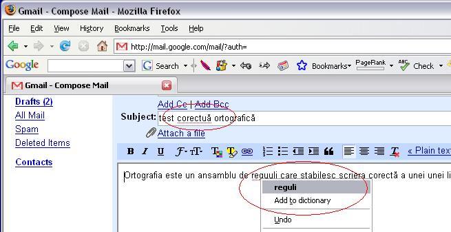 Corector ortografic pentru OpenOffice